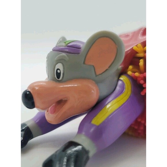 Vintage Chuck E Cheese PVC Koosh Ball Figure Prize Toy Chuckie Super Flying - Picture 5 of 9